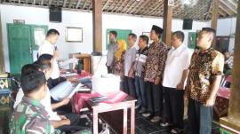 Pelantikan Anggota KPPS dalam Pemilihan Kepala Desa Beji, Kecamatan Ngawen, Kabupaten Gunungkidul